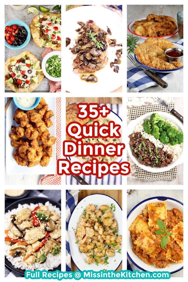 35 quick dinner recipes