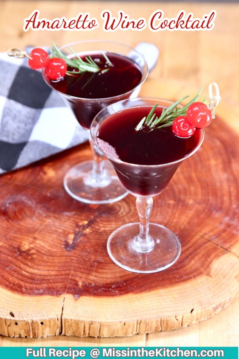 Amaretto Wine Cocktail