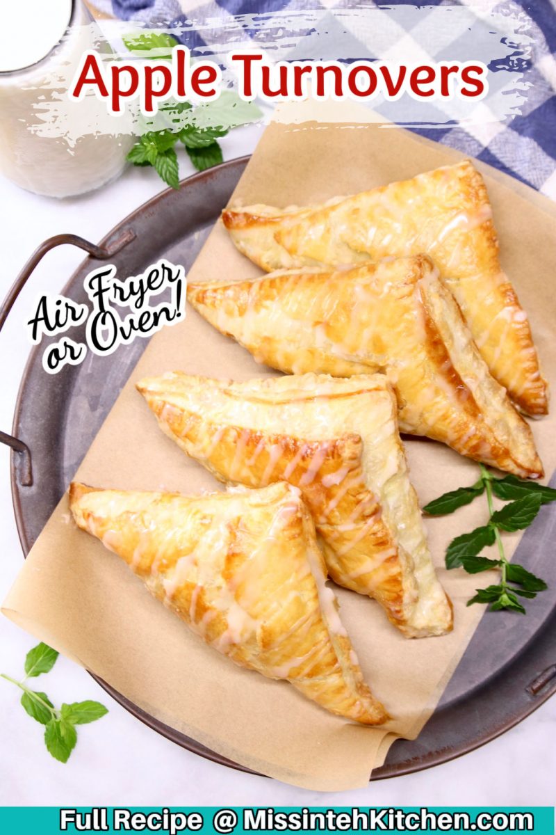 Apple Turnovers with text overlay