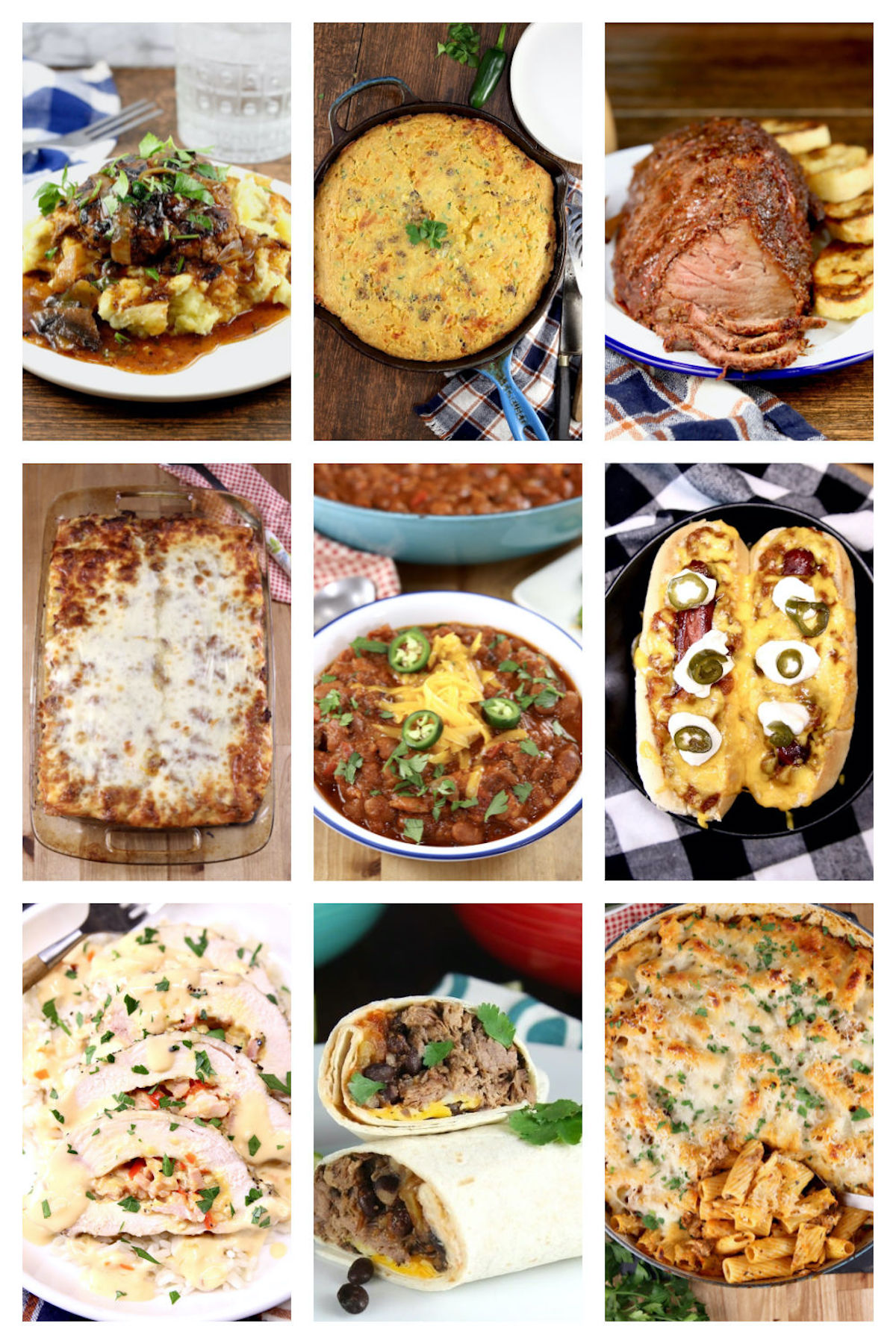 best comfort food collages