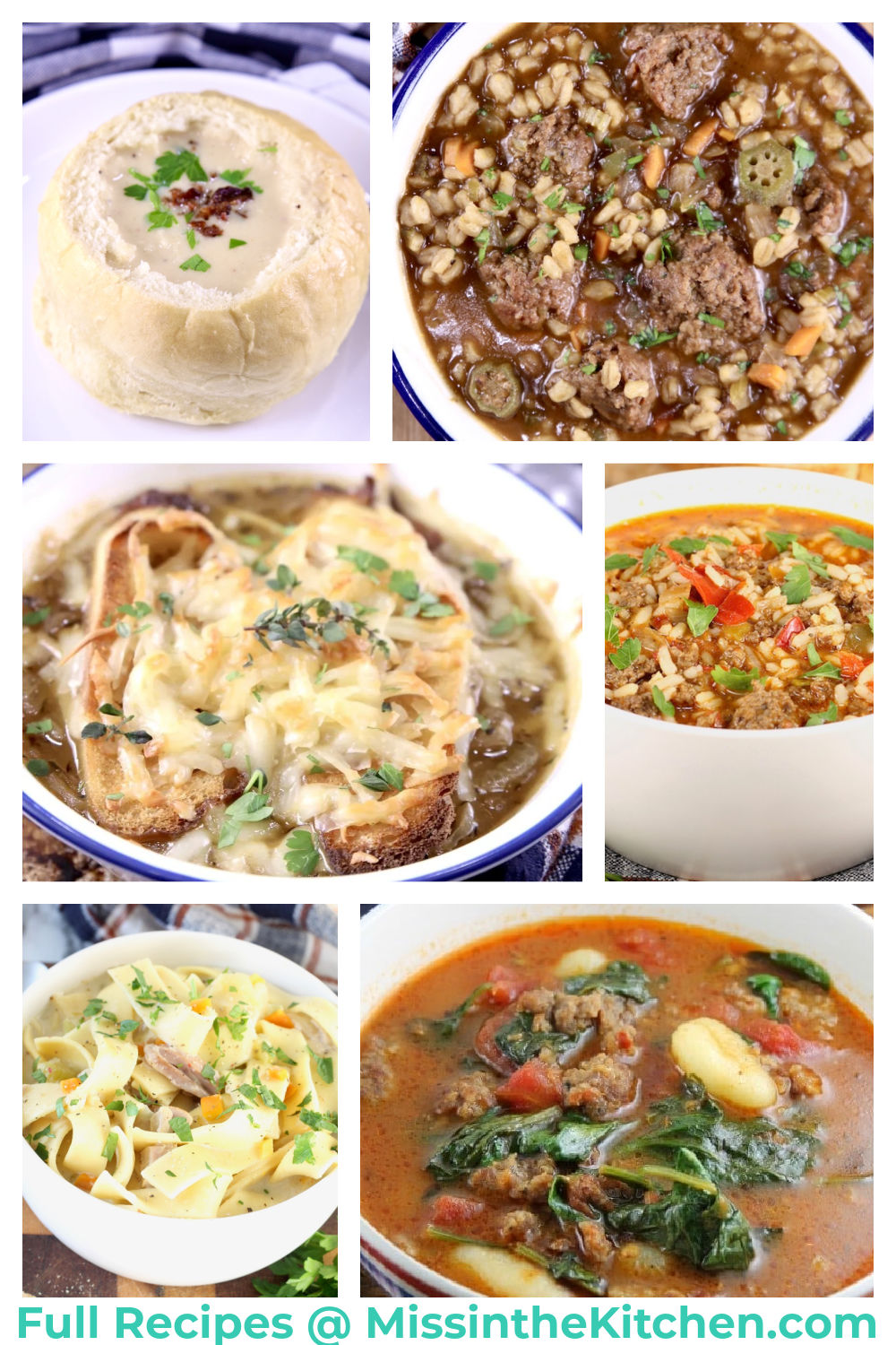 best soup recipes collage