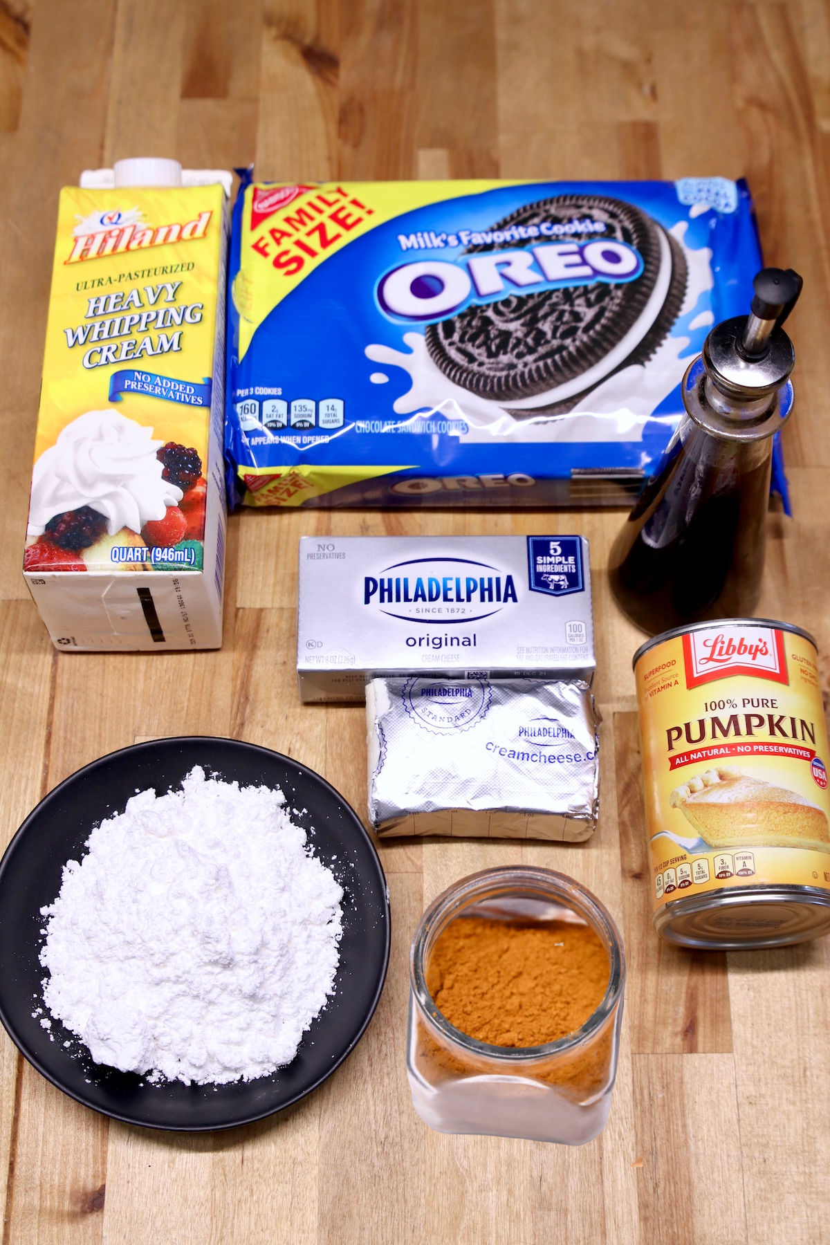 Ingredients no bake pumpkin cheesecake