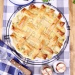 chicken pot pie with lattice crust