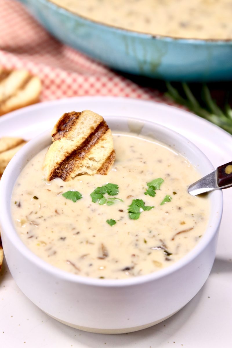 Homemade Cream of Mushroom Soup - Miss in the Kitchen