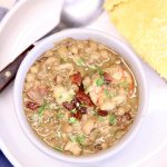 black eyed peas with shrimp and bacon