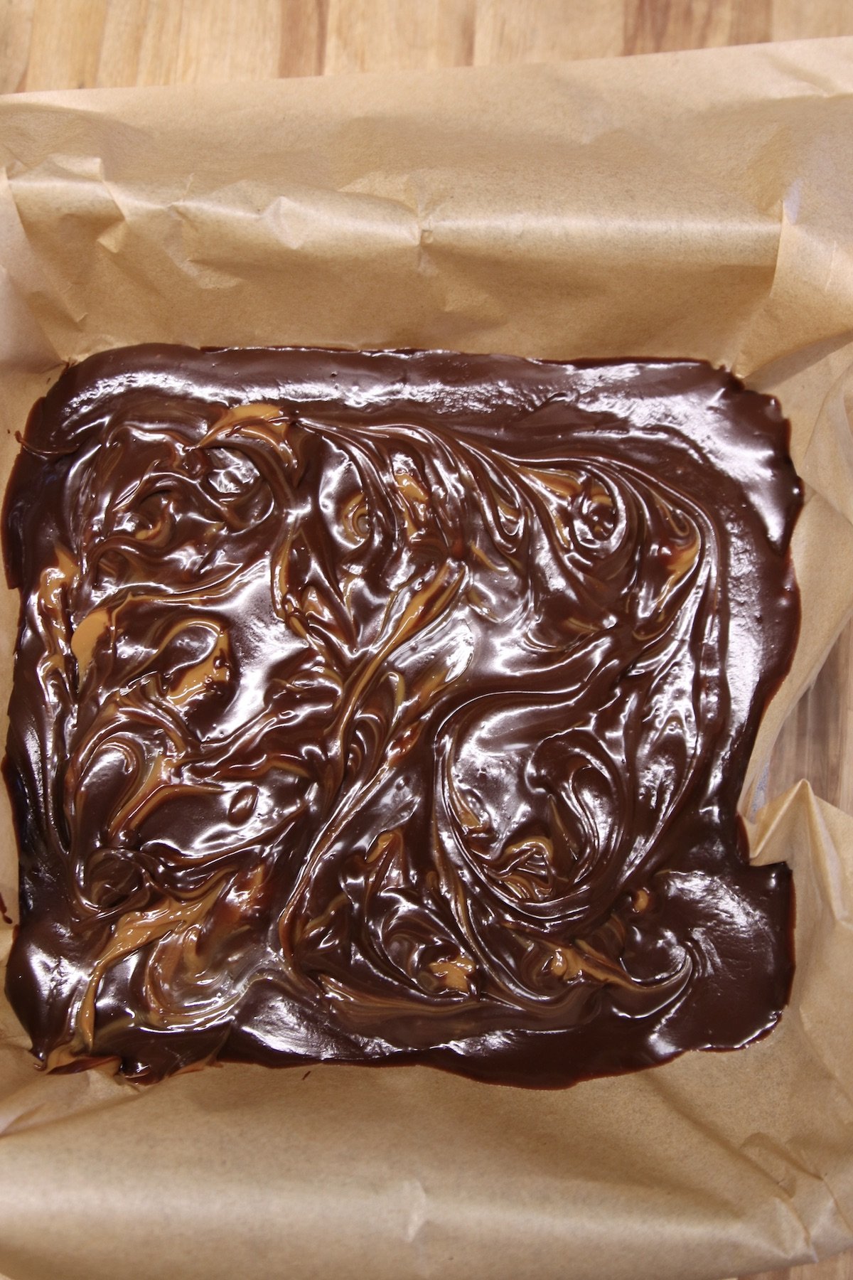 caramel chocolate fudge