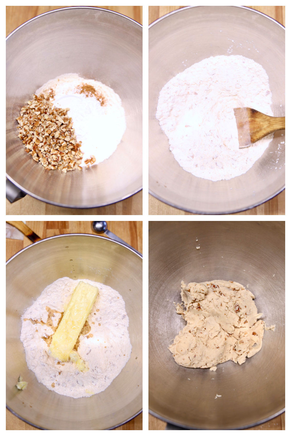 step by step photos to make snowball cookies