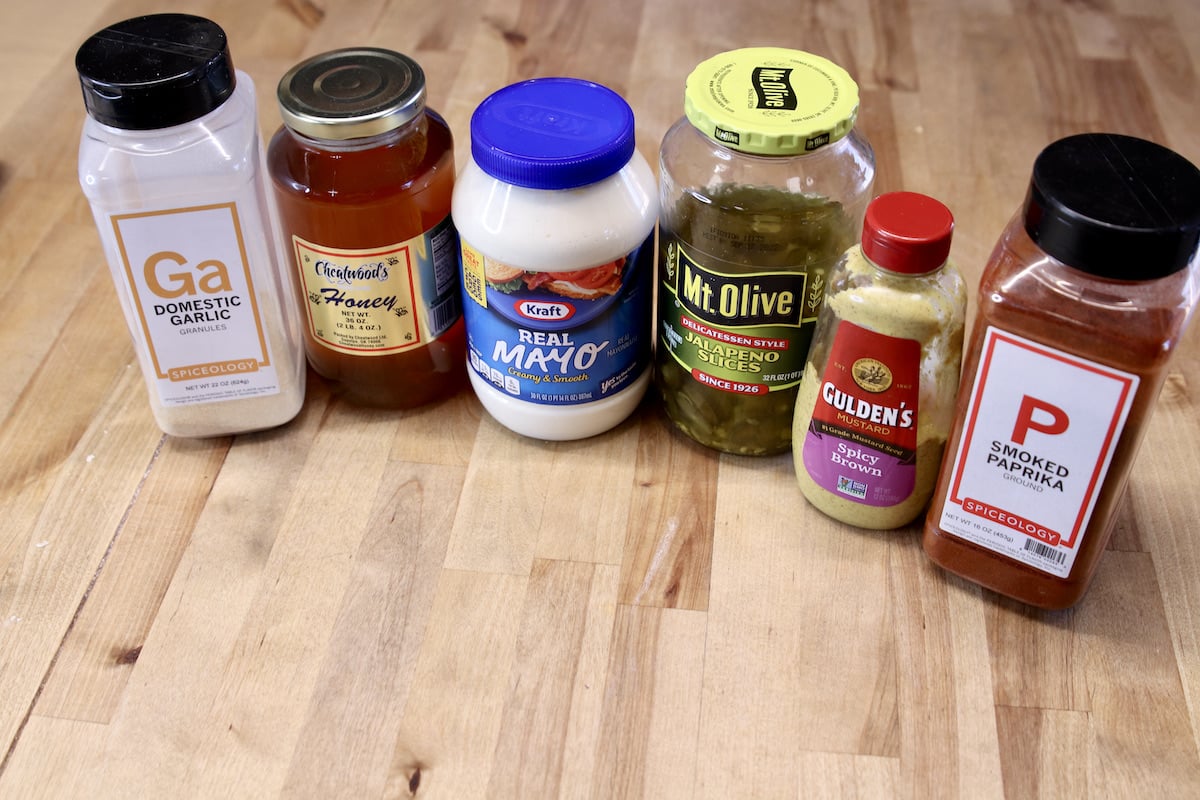 ingredients for jalapeno honey mustard