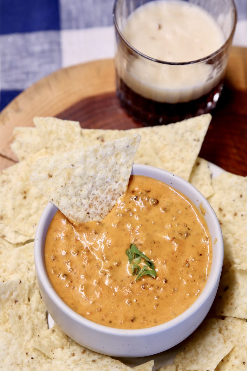 3-Ingredient Chili Cheese Dip - Miss in the Kitchen
