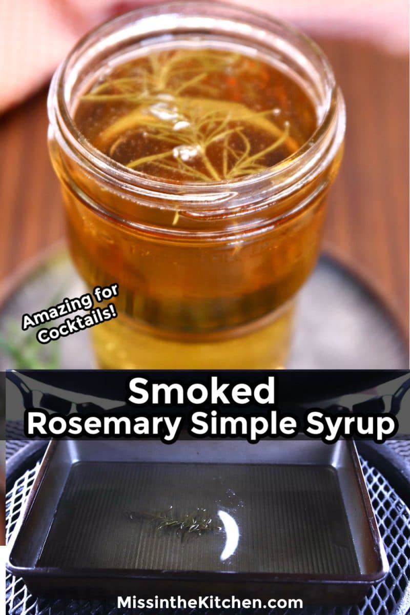 Smoked Simple Syrup collage.