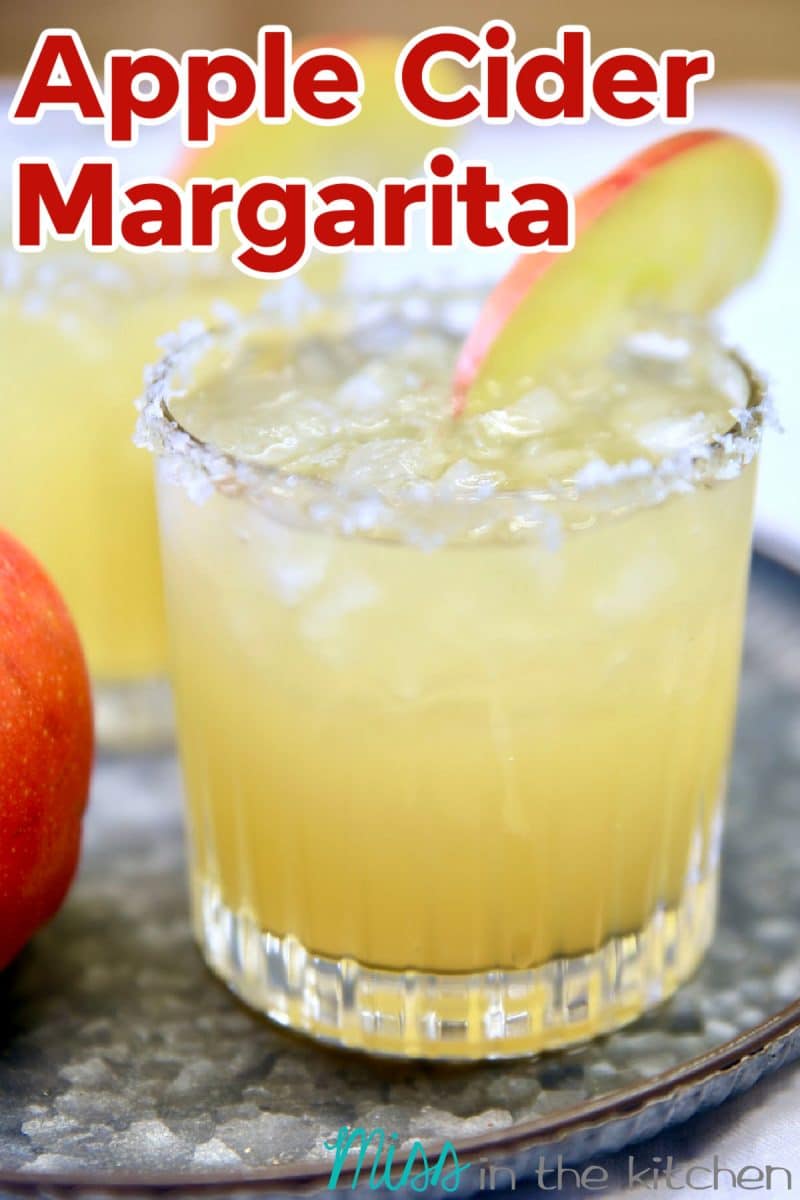 Apple Cider Margarita-text overlay.