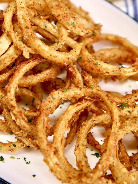 Fried Onion Strings | Buns In My Oven