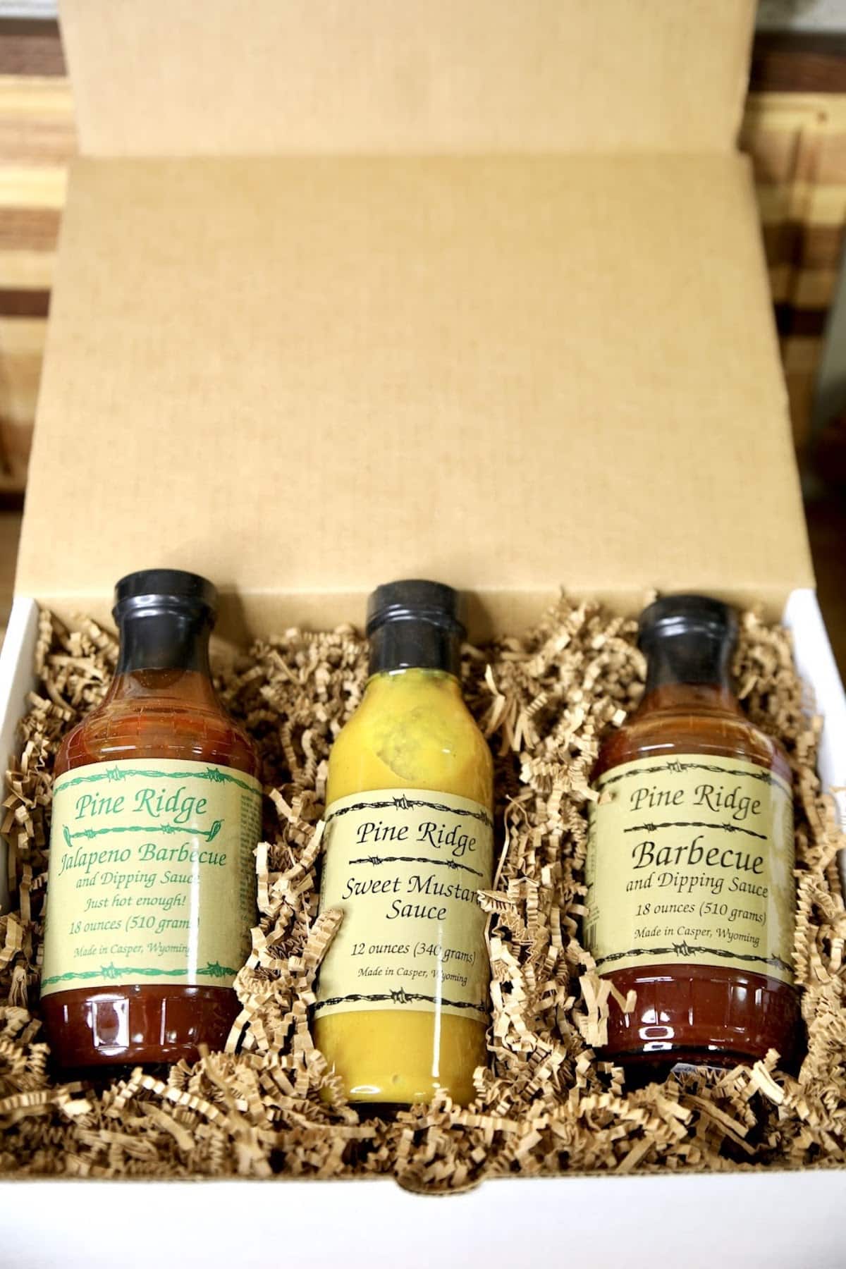 Pine Ridge Sauces gift box.