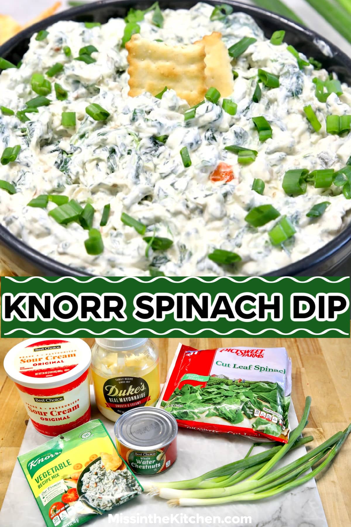 Knorr Spinach Dip (Original Recipe) - Miss in the Kitchen