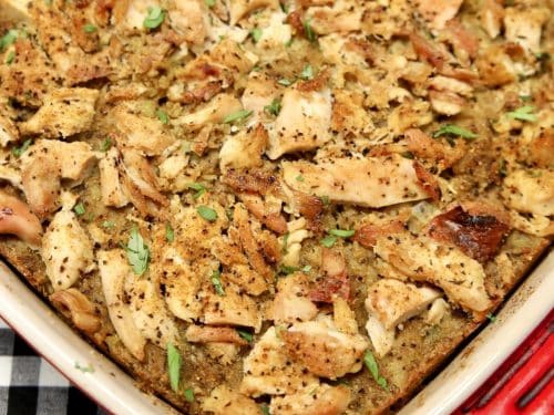 Cornbread Dressing with Chicken