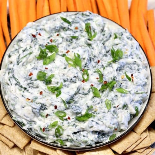 spinach dip ranch dressing sour cream Original Ranch Spinach Dip