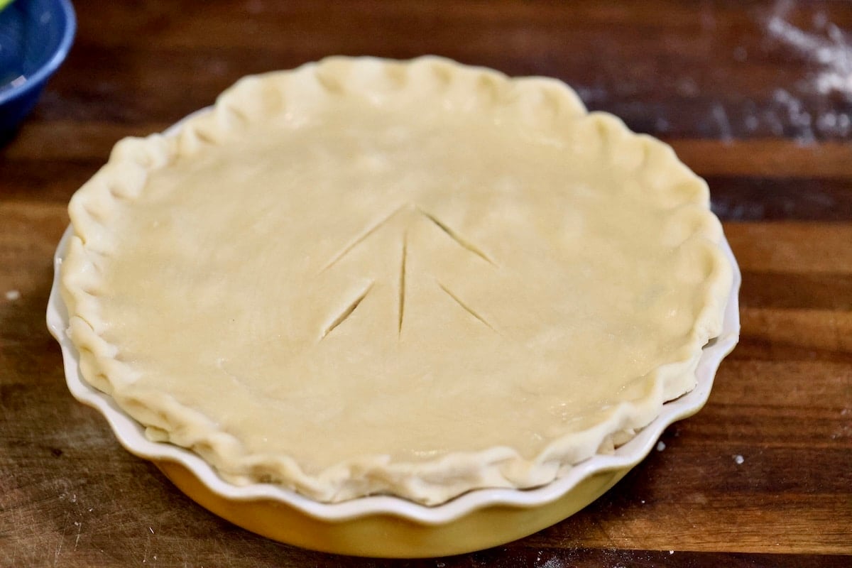 Tex Mex pot pie - unbaked.